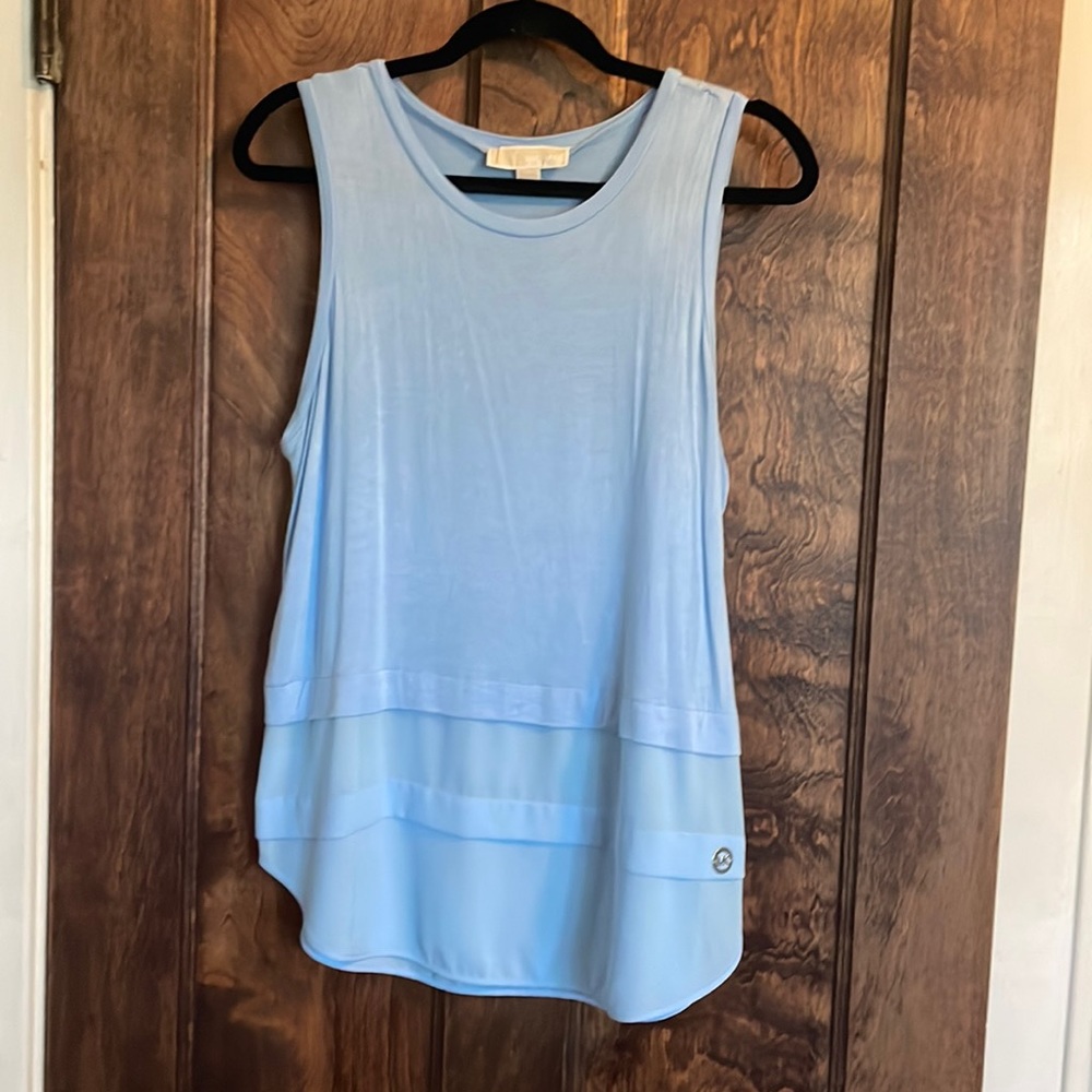 Michael by Michael Kors Light Blue Blouse - Size medium